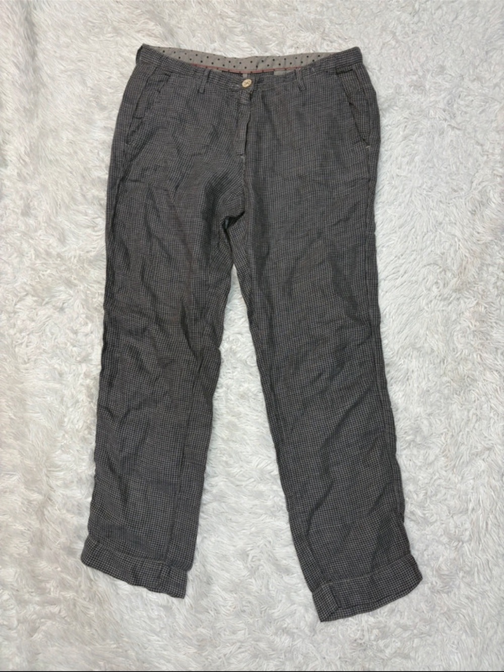Massimo Alba Men's Gray Casual Dress Pants
